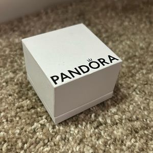 Rose Gold Pandora heart shaped earrings